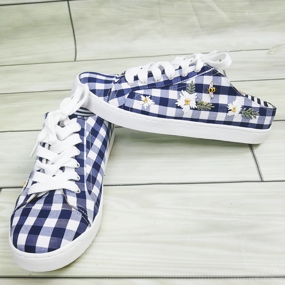 betsey johnson gingham shoes